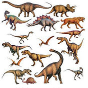 Prehistoric dinosaur baby nursery wall stickers and decals for a boys dino room theme