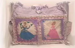 homemade pattern rag baby disney princess diaper bag tote messenger