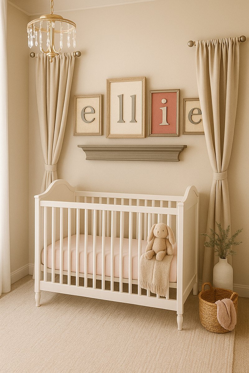 Ellie's romantic vintage nursery