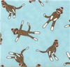 sock monkey funky moda flannel quilt fabric fleece baby quilting