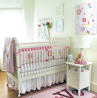 Flower fairy baby princess nursery ideas