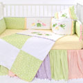 frog baby themed theme bed bedding sets with frogs prince nursery theme baby frog bedding crib fabric print green blue serenade sets set 