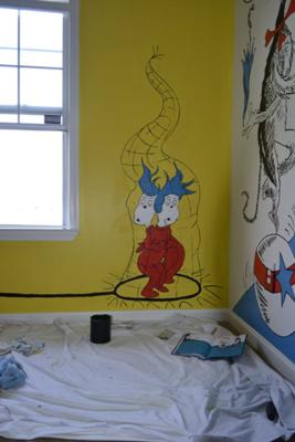Dr Seuss Comes to Life in the Baby's Nursery 