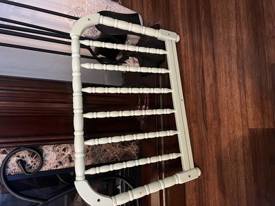 Jenny Lind swing cradle wooden end where the long screw is attached