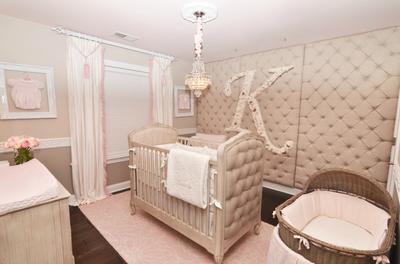 Kennedy's Elegant Pink and Grey Rococo Palace Nursery Theme Design Fit for a Princes