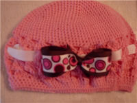 knitted crochet pattern baby hat cap beanie