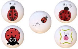 ladybug bug drawer pulls knobs hardware