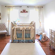 Elegant royal prince nursery