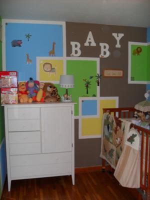 Modern Neutrally Animalistic Baby Nursery Design