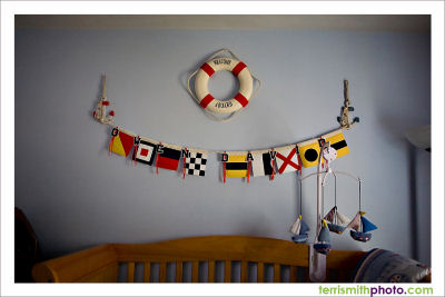 nautical nursery ideas baby boy red white blue themed room bedroom