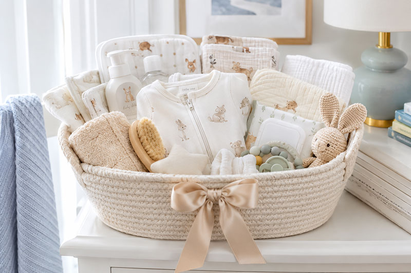 Baby shower gift basket ideas