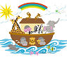 Noah s Noahs Ark baby nursery room wall decals