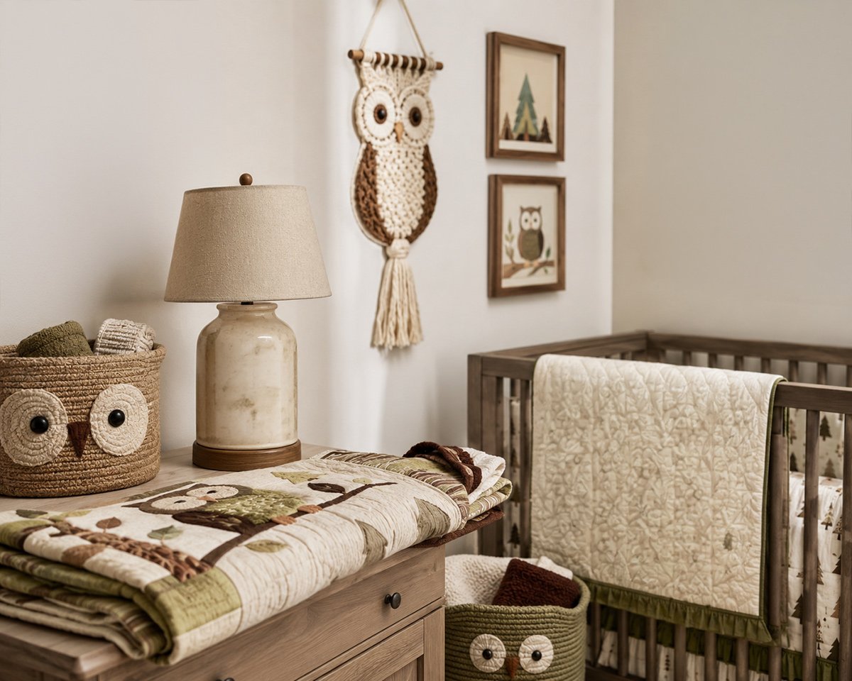 baby owl nursery items decorations wall hangings