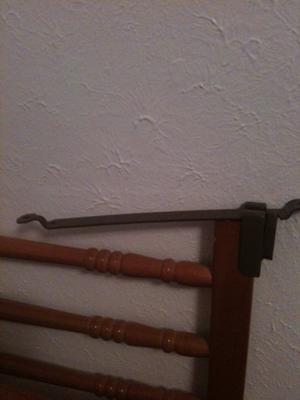 Part needed for a JC Penny Spindle Convertible Sleigh Wooden Baby Crib Product # 343-8200 PTD