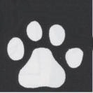 Puppy dog paw print prints baby nursery wall stencil pattern template