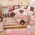 pink and brown baby crib ladybug nursery bedding sets comforters