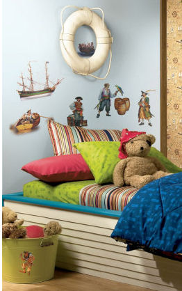 Pirate wall decals and stickers