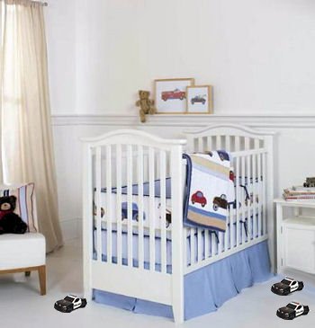 baby police nursery theme decorating ideas crib bedding set and decor