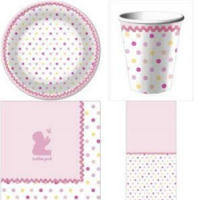 polka dots dot baby shower supplies favors tableware table ware decorations personalized