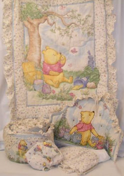 classic pastel winnie the pooh baby nursery crib bedding pictures