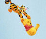 Winnie the Pooh and Tigger baby nursery room wall decal ideas