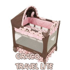 graco lite portable baby crib infant travel bed cot