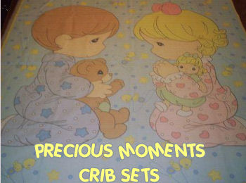 precious moments baby nursery bedding set crib boy and girl twins pictures