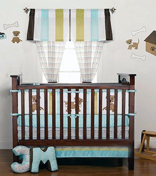 Puppy dog baby nursery theme design and decorating ideas