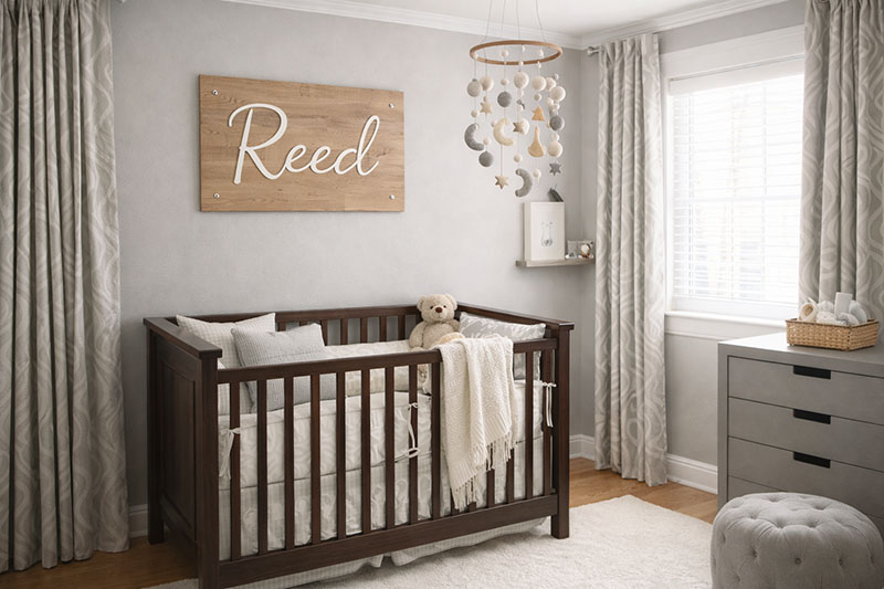 ABC nursery rhymes book inspired antique white and gray nursery