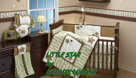 baby nursery theme bedding crib quilt sets moon stars themed 