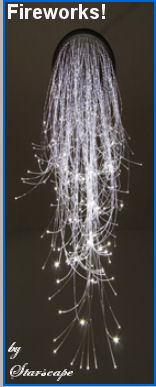 Custom fiber optic crystal baby nursery ceiling chandelier light fixture