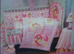 strawberry shortcake crib nursery bedding comforter set