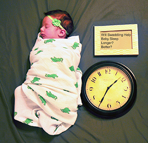 Baby swaddling swaddle blanket wrap technique sleep longer