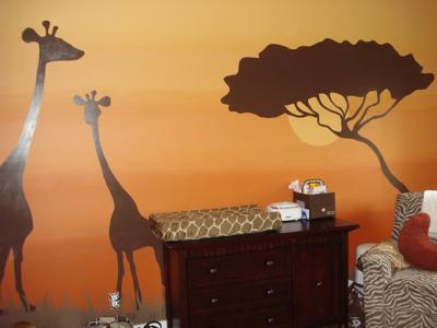 Sweet African Safari Baby NurseryTheme Bedding and Decor