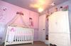 Princess Crib in our Baby Girls' Butterfly Princess Baby Dream Nursery Room