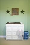 Classy Cowboy Baby Nursery Decor with a Black and Green Western Color Scheme