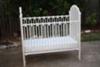 White Metal Baby Crib that I need parts for