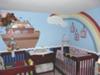 Twin Noah's Ark Baby Nursery Wall Mural Designed by Dad