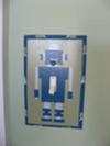 Inexpensive Robot Themed Switchplate from Etsy