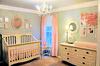 This baby girl nursery is lovely as can be and Mom isn't finished!  There's more to come!