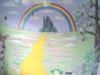 We're Off to see the Wizard!  Follow the Yellow Brick Road Wizard of Oz Baby Nursery Wall Mural