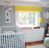 Colorful Yellow and Gray Baby Nursery Design