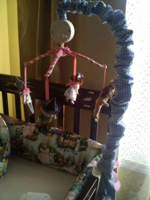 Wizard of Oz Baby Crib Mobile featuring all of the characters.