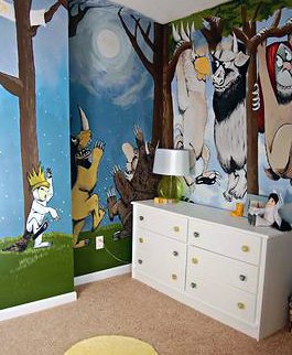 Where the Wild Things Are DIY wall mural painting